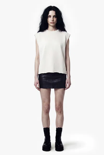 Other Uk Vintage Issue Raw Edge Oversized Sweatshirt - Vintage White -women