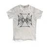 Other Uk Women's Biker Cross Thrasher T-shirt In White