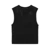 Other Uk Women's Black Boyfriend Knit Tank In Black