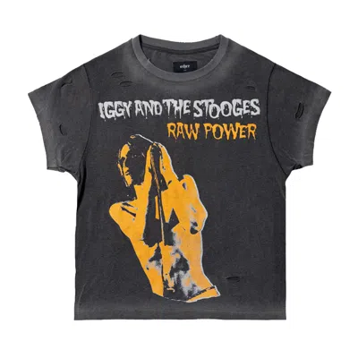 Other Uk Women's Black / Grey Iggy & The Stooges In Black/grey