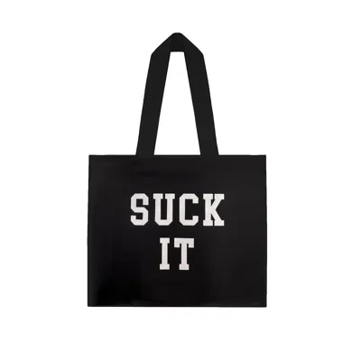 Other Uk Women's Black Suck It Tote Bag