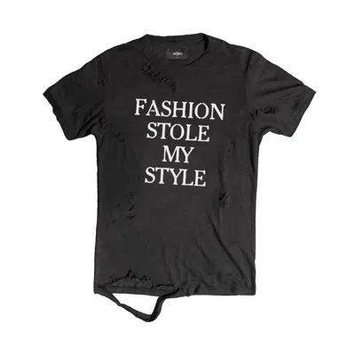 Other Uk Women's Fashion Stole My Style Thrasher T-shirt In Black