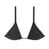 Other Uk Women's Leather Bra In Black