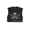 Other Uk Women's Road Crue Cropped Thrasher Tank In Black