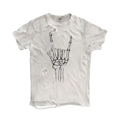 Other Uk Women's Rock Thrasher T-shirt In White