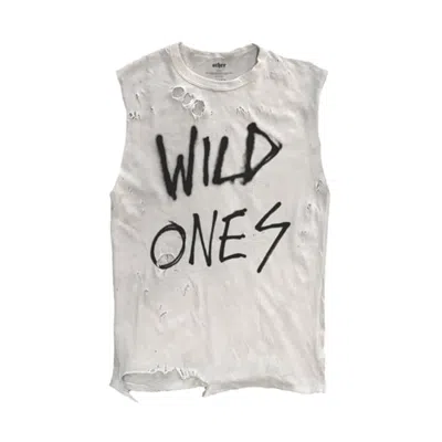 Other Uk Women's Wild Ones Graffiti Thrasher Tank In White