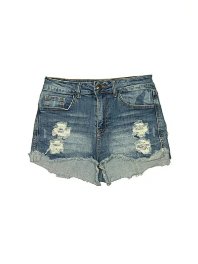 Pre-owned Others Follow Denim Shorts In Blue