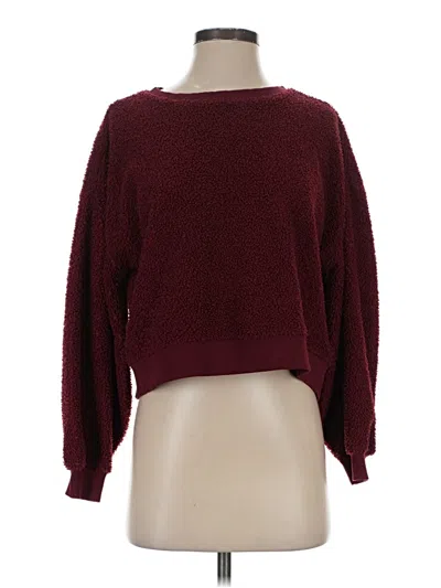 Pre-owned Others Follow Pullover Sweater In Burgundy