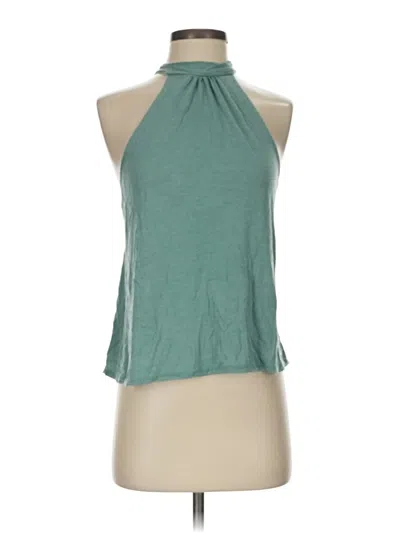 Pre-owned Others Follow Sleeveless Blouse In Teal