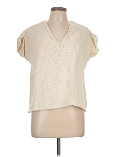 Pre-owned Others Follow Sweater Vest In Ivory