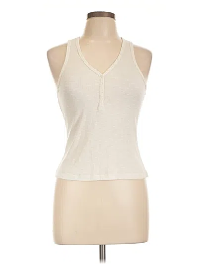 Pre-owned Others Follow Tank Top Ivory Halter Neckline Tops