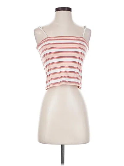 Pre-owned Others Follow Tank Top Orange Strapless Neckline Tops