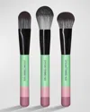 Otis Batterbee Face Makeup Brush Set In Verde Green