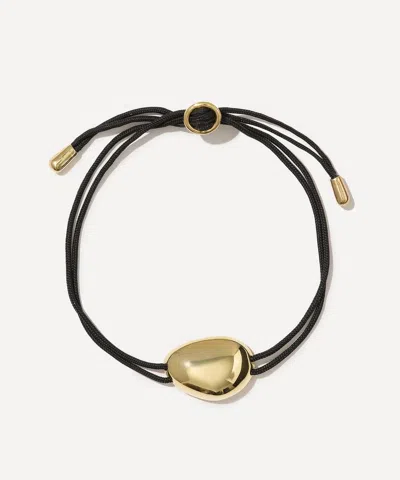 Otiumberg 14ct Gold-plated Vermeil Silver Pebble Cord Bracelet