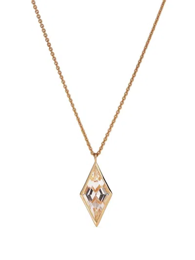 OTIUMBERG 14K GOLD VERMEIL KITE QUARTZ NECKLACE