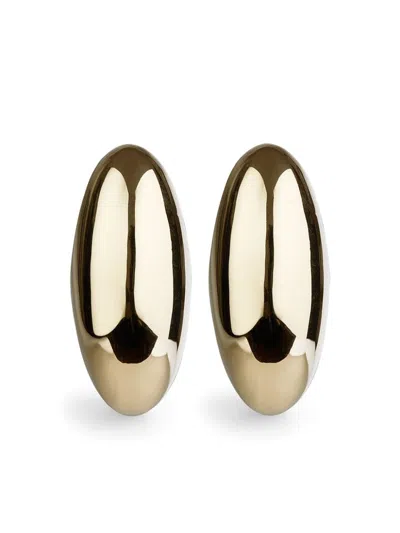 OTIUMBERG 14K GOLD VERMEIL PEBBLE EARRINGS