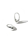 Otiumberg 14kt Gold Vermeil Roscida Drop Hoop Earrings In Metallic