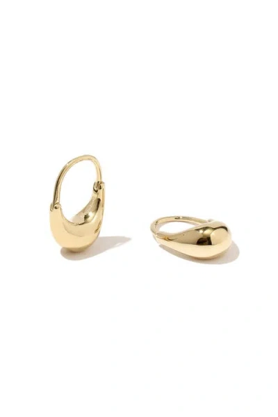 OTIUMBERG OTIUMBERG 14KT GOLD VERMEIL SMALL ROSCIDA HOOP EARRINGS