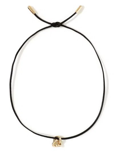 Otiumberg 18k镀金银 Knot 项链 In Gold