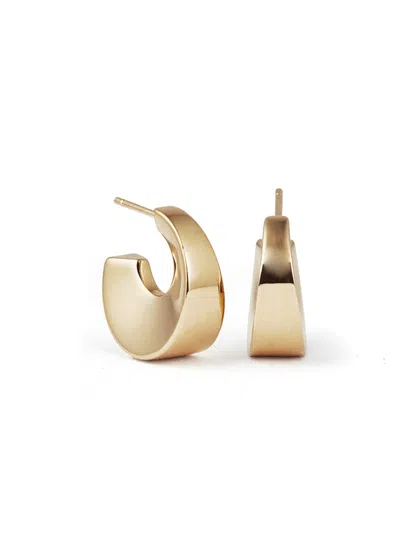 Otiumberg Arc Chunky 14kt Gold Vermeil Hoop Earrings