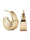 Otiumberg Arc Chunky Hoop Earrings In Gold