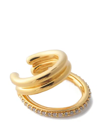 Otiumberg Crystal-embellished Ear Cuff In Pattern