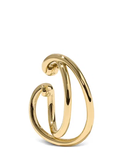 Otiumberg Dual Curve Ear Cuff In Gold