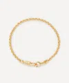 Otiumberg Gold-plated Vermeil Silver Locked Chain Bracelet