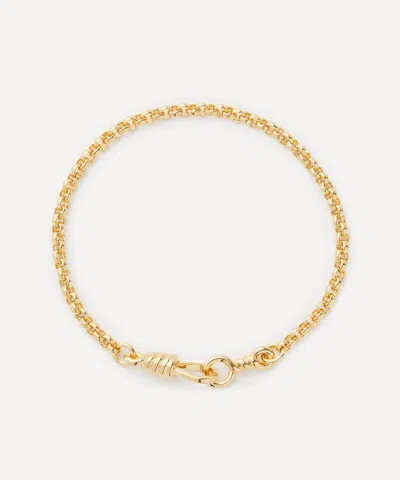 Otiumberg Gold-plated Vermeil Silver Locked Chain Bracelet