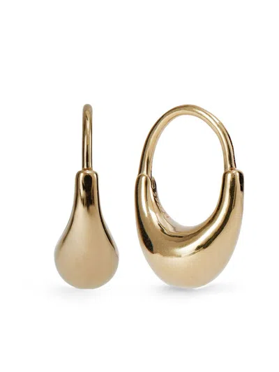 OTIUMBERG GOLD-TONE ROSCIDA HOOP EARRINGS