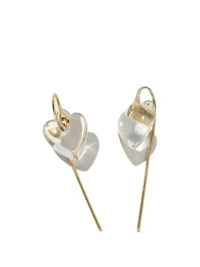 Otiumberg Heart Quartz Earrings In Multi