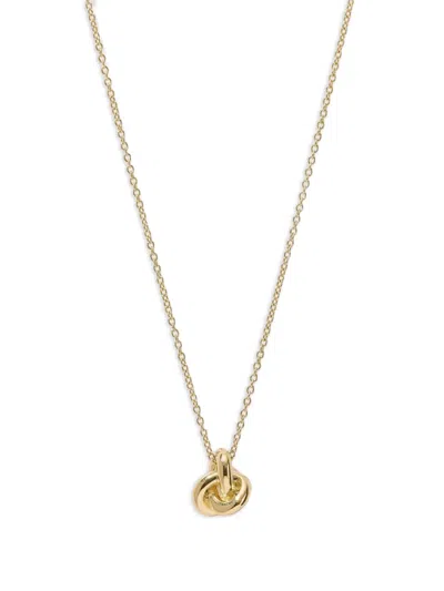 Otiumberg Knot Long Necklace In Gold