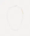 Otiumberg Mixed Metal Paperclip Link Chain Necklace