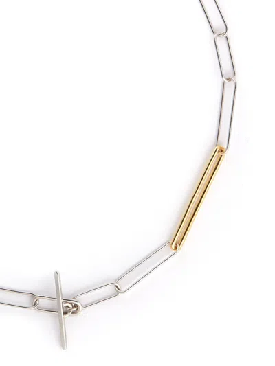 Otiumberg Paperclip Chain Necklace In Silver