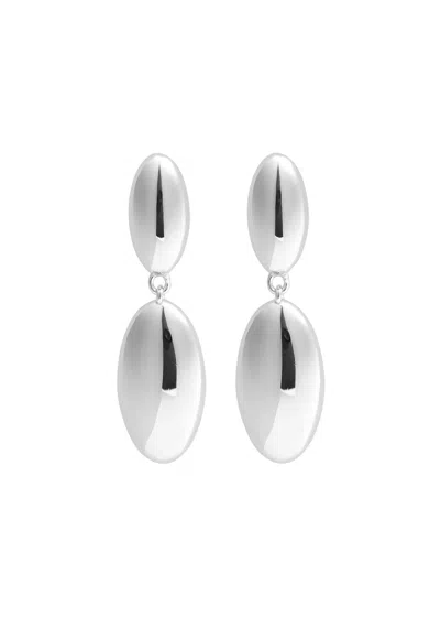 Otiumberg Pebble Sterling Silver Drop Earrings