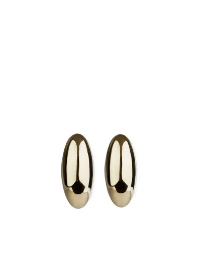Otiumberg Pebble Stud Earrings In Gold