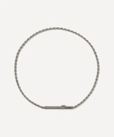 Otiumberg Rhodium-plated Meridian Chain Bracelet