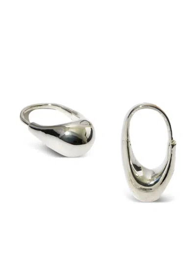 Otiumberg Roscida Drop Hoop Earrings In Neutral