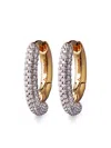 Otiumberg Small Chaos Hoop Earrings In Gold