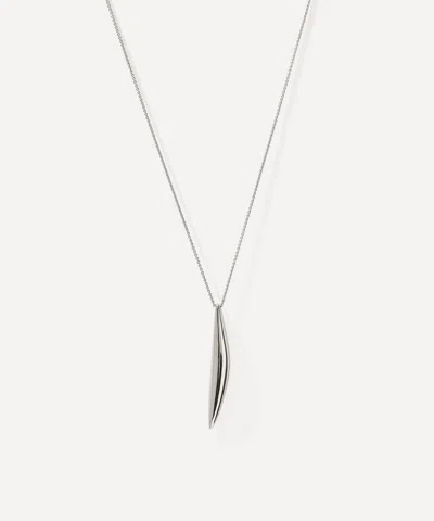 Otiumberg Sterling Silver Cinder Dropped Pendant Necklace
