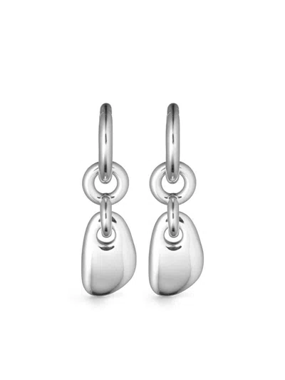 OTIUMBERG STERLING SILVER LAPILLUS DROP EARRINGS