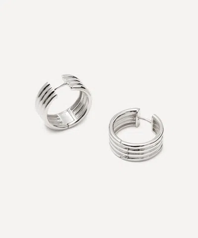 Otiumberg Sterling Silver Stratis Hoop Earrings
