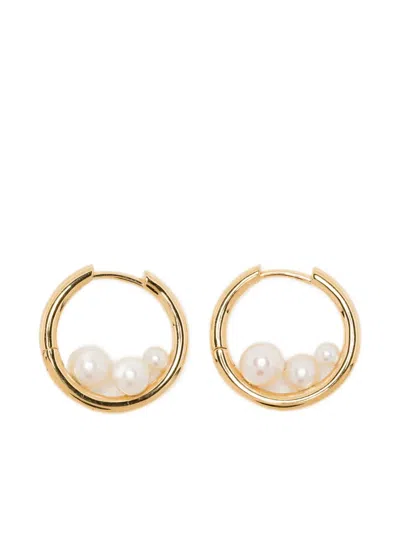 Otiumberg Trio Hoop Earrings In Gold