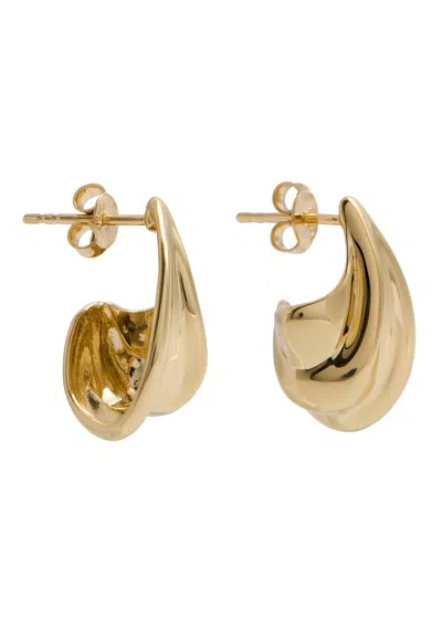 Otiumberg Wave 14kt Gold Vermeil Hoop Earrings
