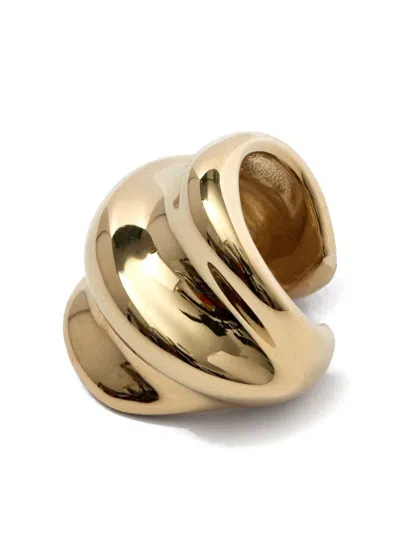 Otiumberg Wave Ear Cuff In Gold