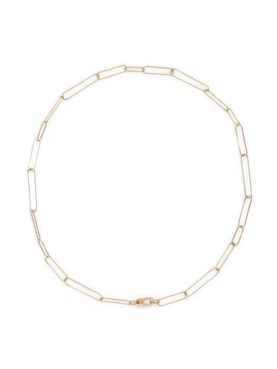 Otiumberg Women's 14k-yellow-gold Vermeil Long Paperclip Necklace