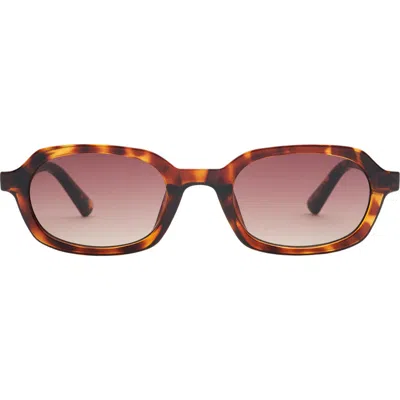 Otra Abby Square Sunglasses In Tort/ Brown