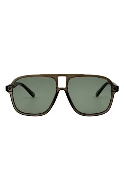 Otra Eyewear Quinn 57mm Aviator Sunglasses