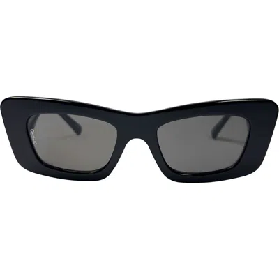 Otra Eyewear Zoe Cat Eye Sunglasses In Black