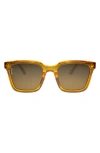 Otra Fyn 54mm Square Sunglasses In Brown